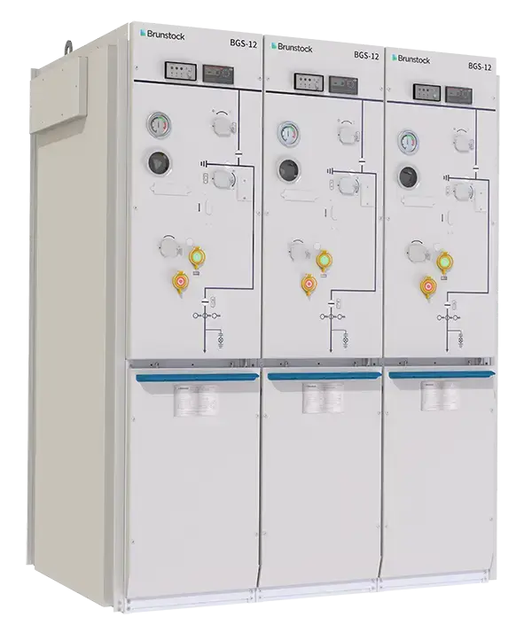 BGS-12 a 12kV ring main unit (RMU) made for electrical kiosks (substations) by Brunstock.