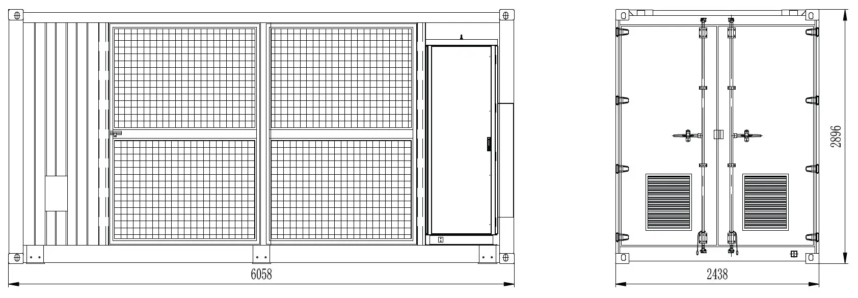 BESS step-up station foundation diagram