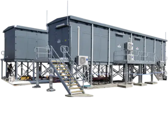 Electrically insulated using dry air Medium voltage switchgear green GIS Brunstock 40.5kV