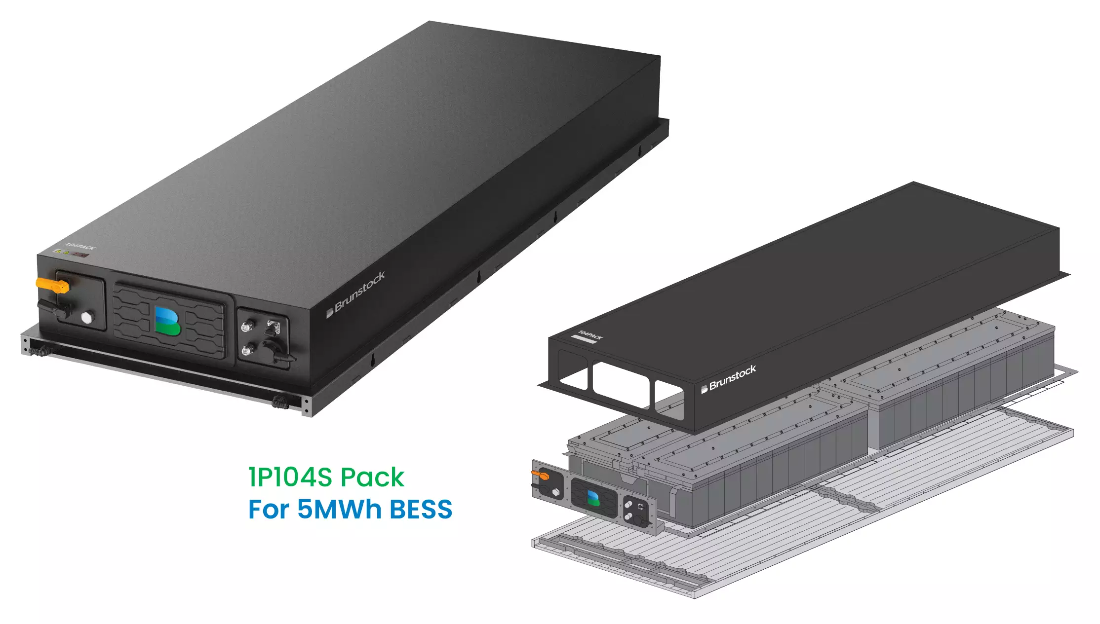 A battery module in a Brunstock battery energy storage system