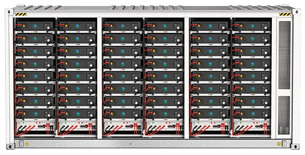 BESS batteries visible in racks doors open Australia