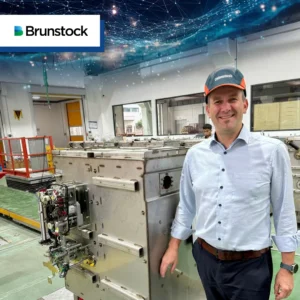 Christoph Lederle at Brunstock manufacturing partner switchgear factory