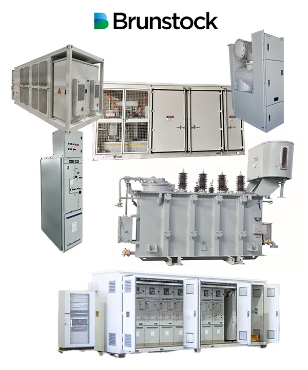 The Brunstock array of power products from switchgear to electrical enclosures (kiosks) and transformers