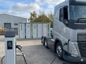 Energy charging for EV trucks with support from Brunstock BESS