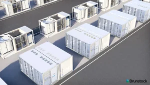 Brunstock BESS containers 40 MWh