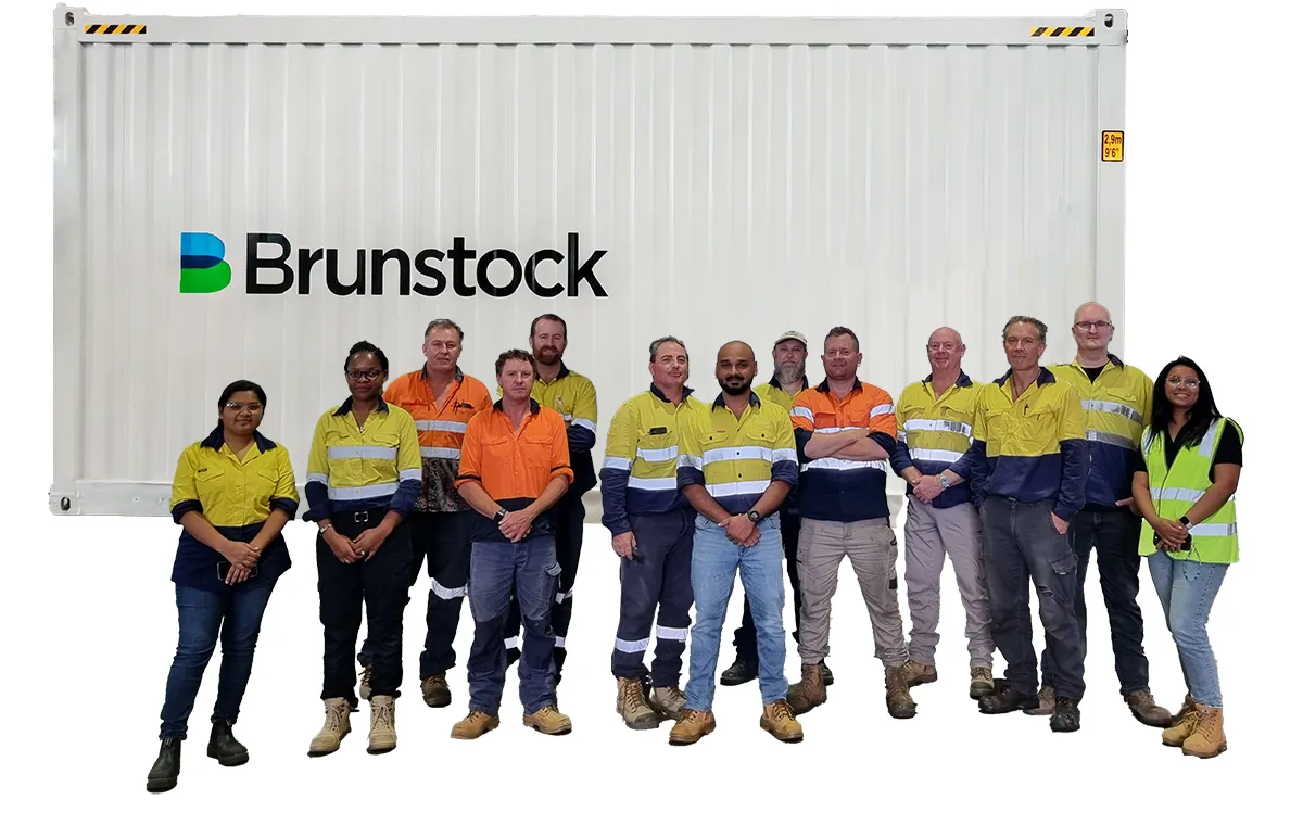 Brunstock Australia team 2026 with Aussie BESS